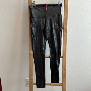 Spanx Faux Leather Legging Petite